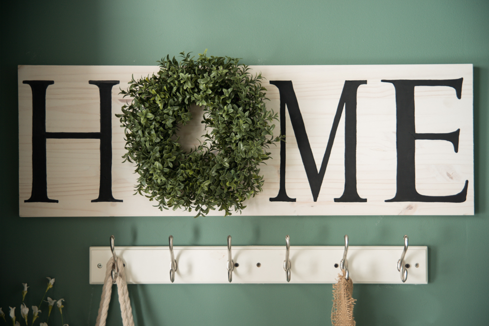 Seasons Change Home Wreath Sign | DIY - Charming North